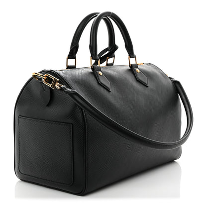 Louis Vuitton Epi Speedy Soft 30 Black 3 of 9