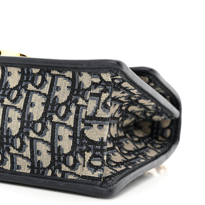 Christian Dior Oblique 30 Montaigne Chain Flap Bag Blue 10 of 10