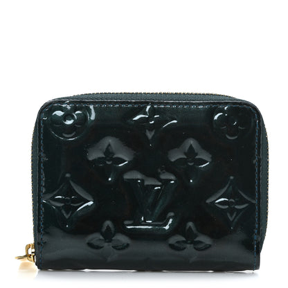 Louis Vuitton Vernis Zippy Coin Purse Blue Nuit 1 of 6