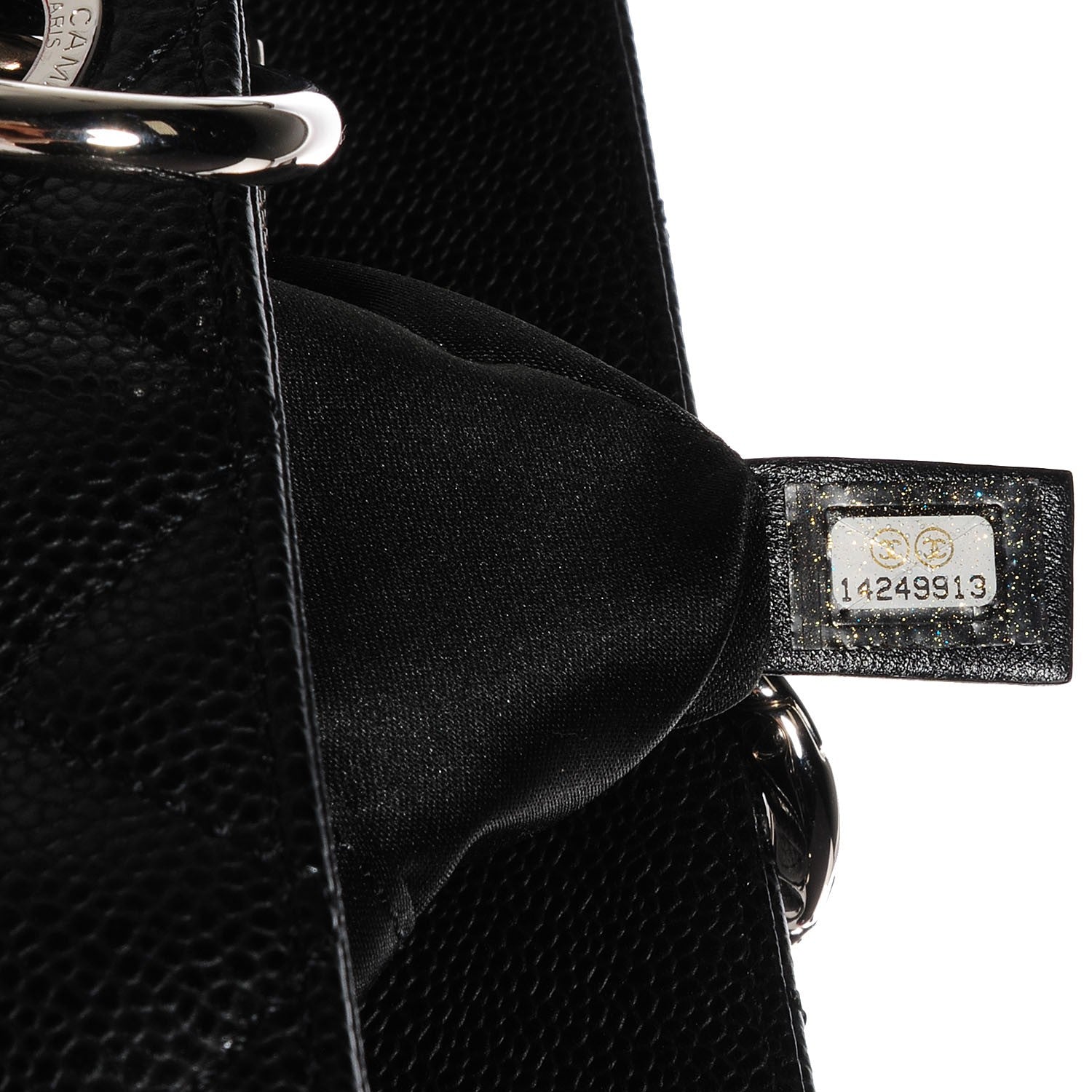 Chanel Caviar Quilted Grand Shopping Tote GST Black 6 of 7