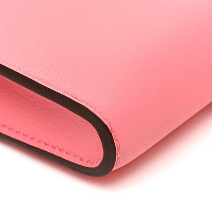 Hermes Swift Kelly Cut Clutch Pochette Rose D'Ete 12 of 14