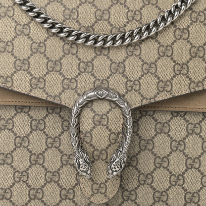 Gucci GG Supreme Monogram Medium Dionysus Shoulder Bag Taupe 8 of 10