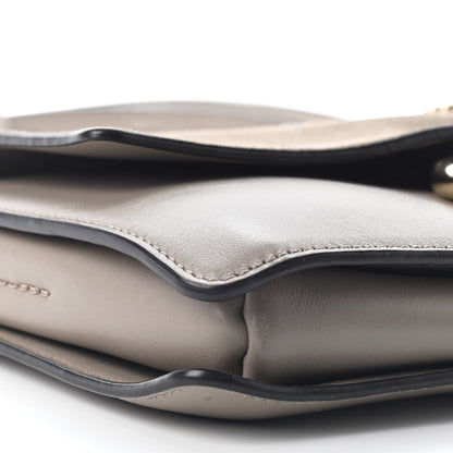 Chloe Suede Calfskin Small Faye Shoulder Bag Motty Grey 7 of 9