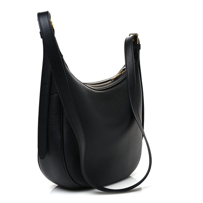Saint Laurent Supple Calfskin Cuir Triomphe Small Heloise Shoulder Bag Black 3 of 11