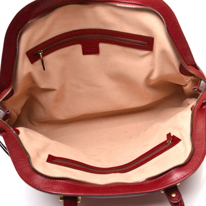 Gucci Calfskin Large Re(Belle) Top Handle Bag Red 5 of 9