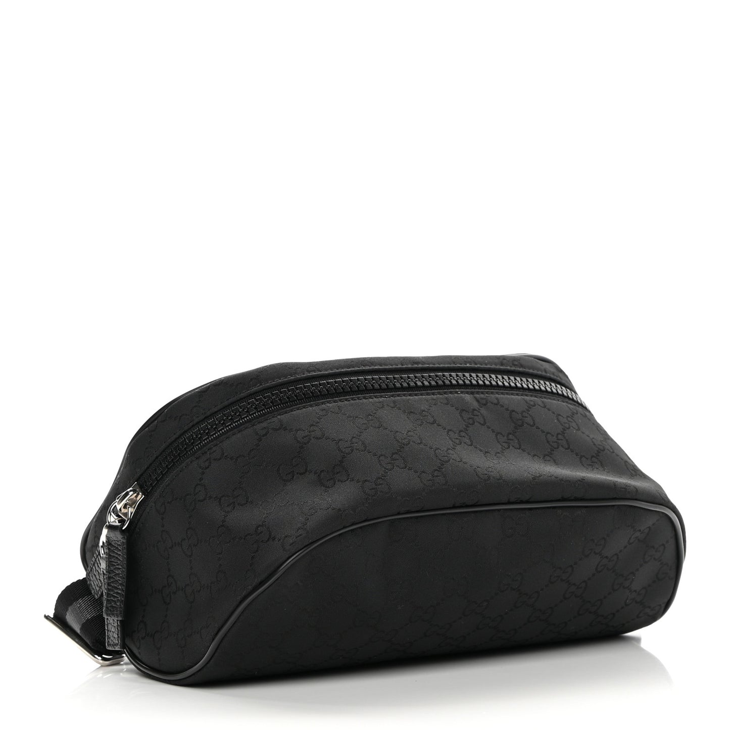 Nylon Monogram Fanny Pack Belt Bag Black