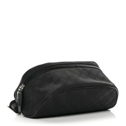 Gucci Nylon Monogram Fanny Pack Belt Bag Black 4 of 10