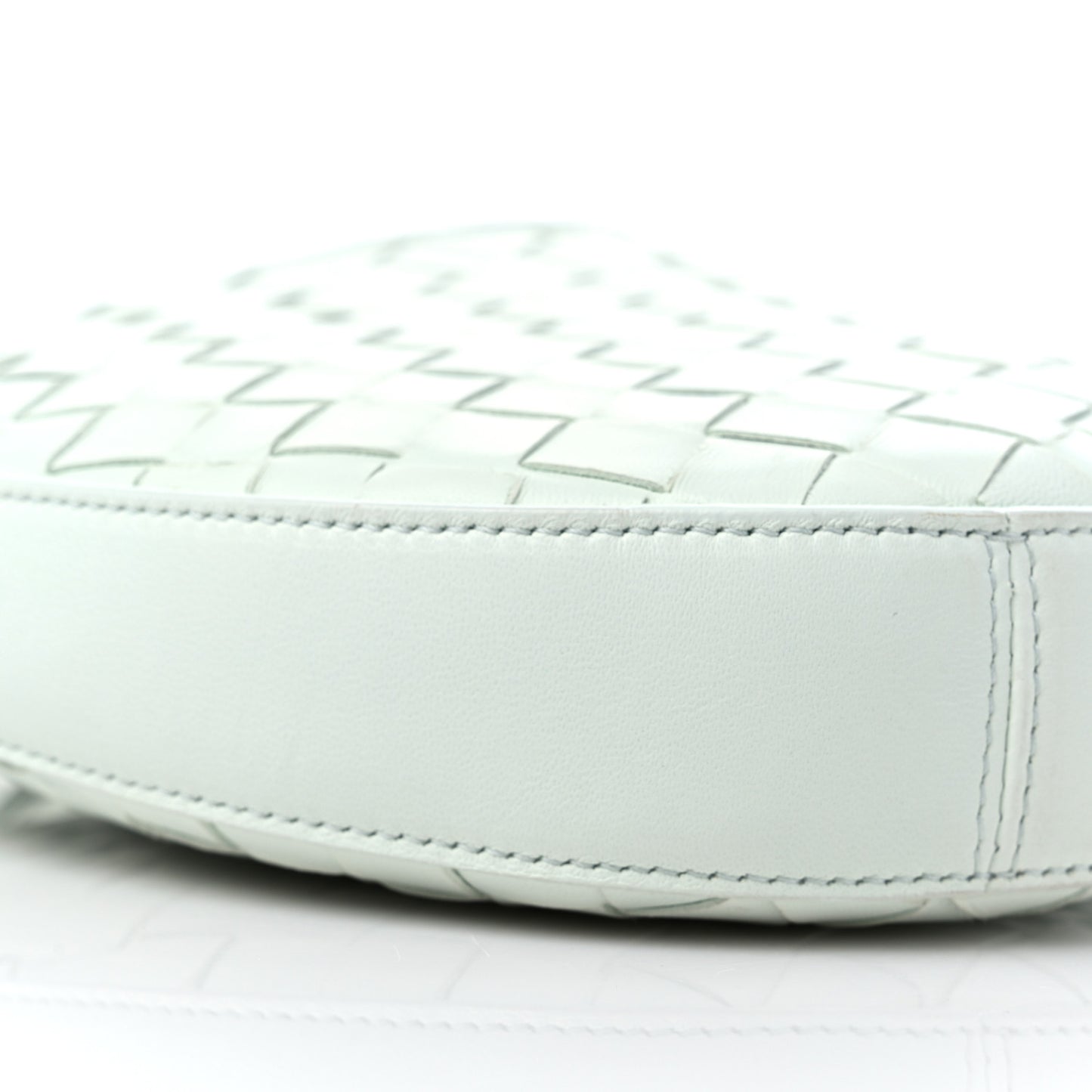 Nappa Intrecciato Small Drop Shoulder Bag Glacier