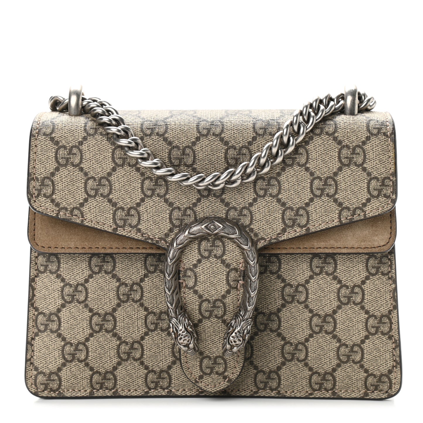 GG Supreme Monogram Mini Dionysus Shoulder Bag Taupe