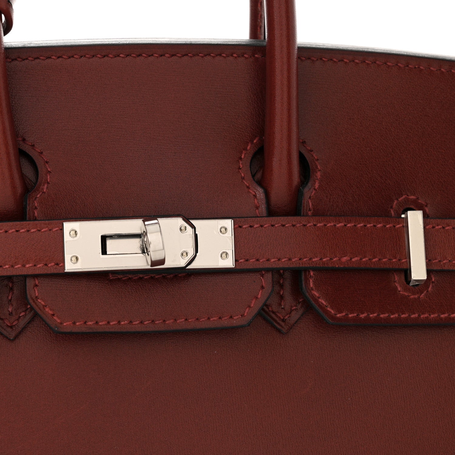 Hermes Box Birkin Sellier 25 Rouge H 12 of 13