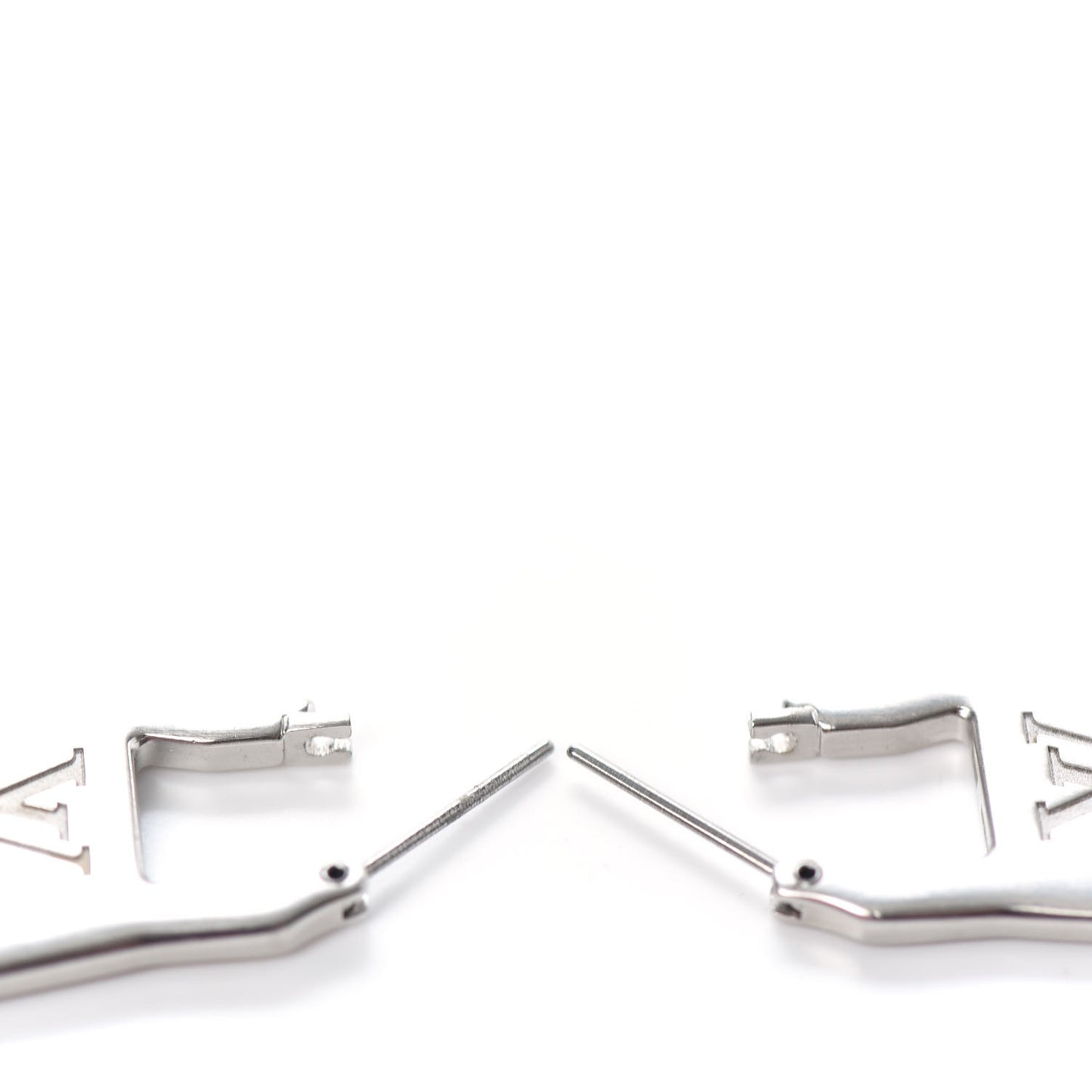 Zip Earrings Silver