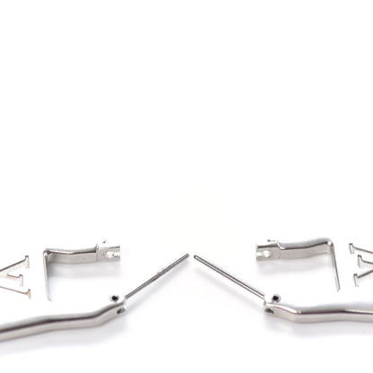 Louis Vuitton Zip Earrings Silver 3 of 3