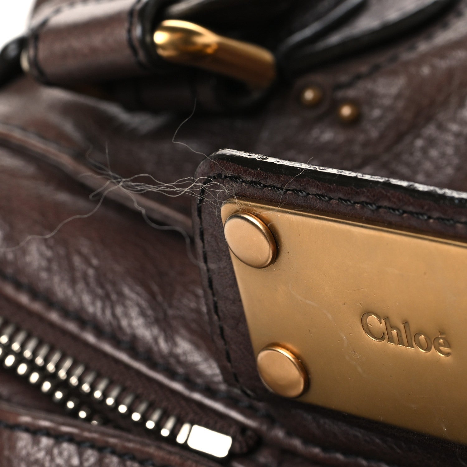 Chloe Calfskin Medium Paddington Satchel Chocolate 13 of 13