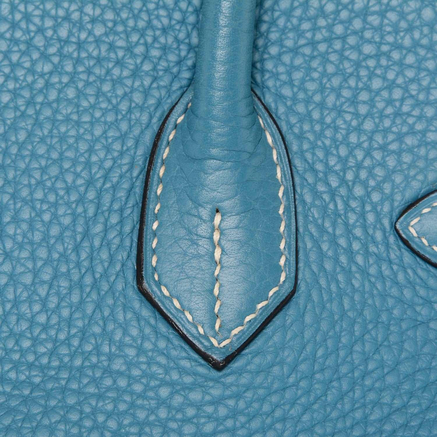 Hermes Taurillon Clemence Birkin 30 Blue Jean 10 of 28