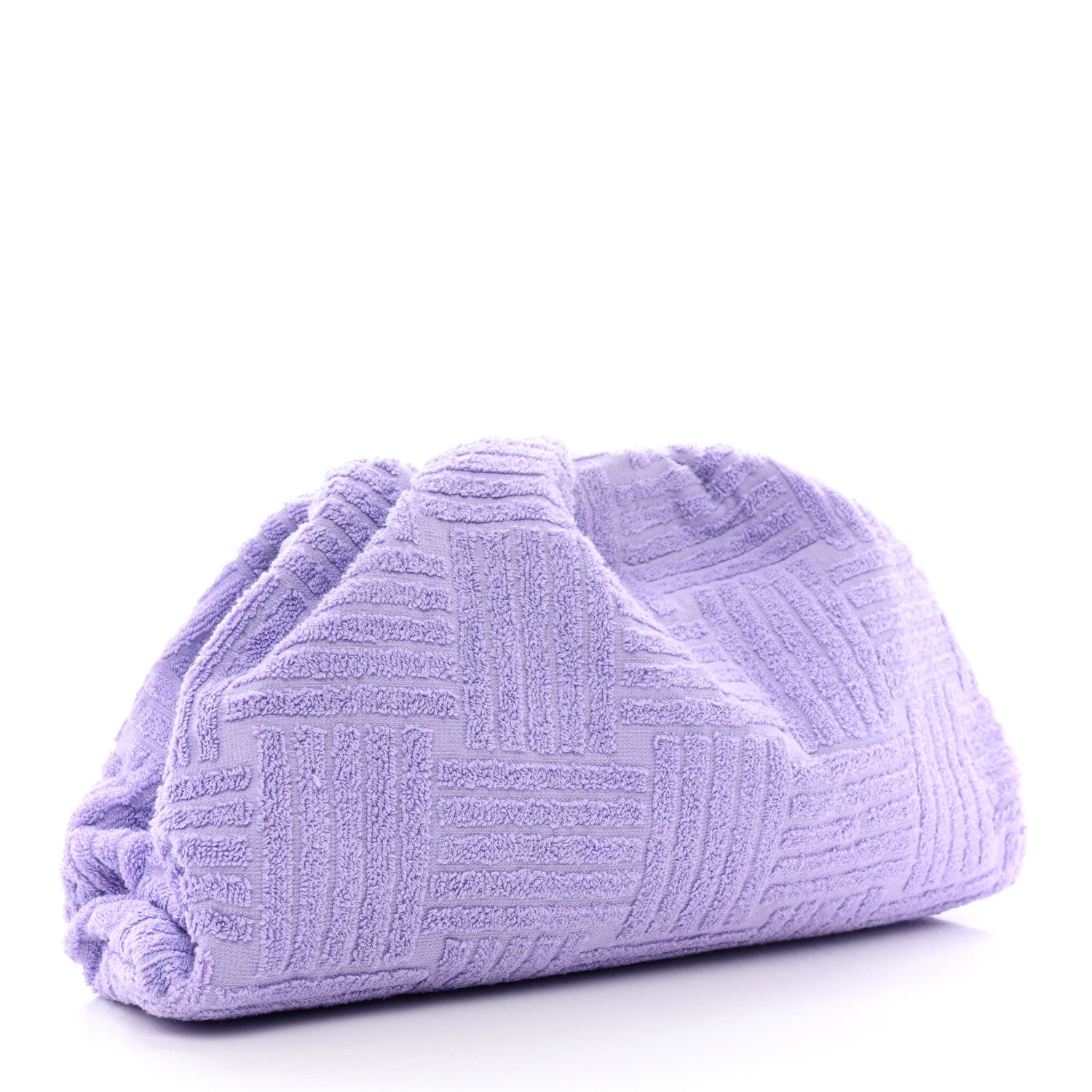 Bottega Veneta Sponge Fabric The Pouch Clutch Wisteria 3 of 7