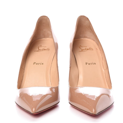 Christian Louboutin Patent Pigalle 85 Pumps 40 Nude 2 of 7