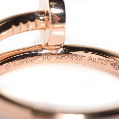 Cartier 18K Pink Gold Juste Un Clou Ring Size 60 US 9 4 of 7