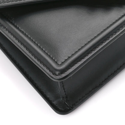 Dolce & Gabbana Smooth Calfskin Small Devotion Envelope Top Handle Bag Black 9 of 11
