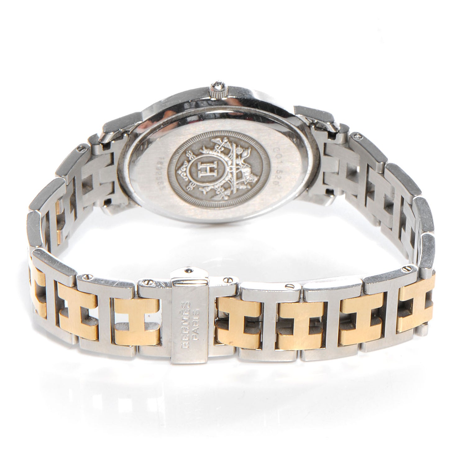 Stainless Steel 22mm Clipper Oval Quartz Watch Gold