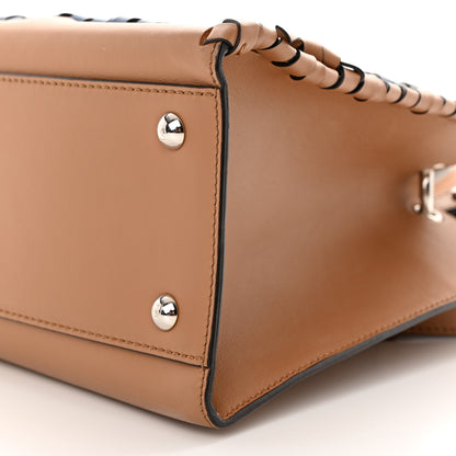 Fendi Vitello Century F is Fendi Whipstitch Bi-Color Small Runaway Satchel Orzo Multicolor 11 of 13