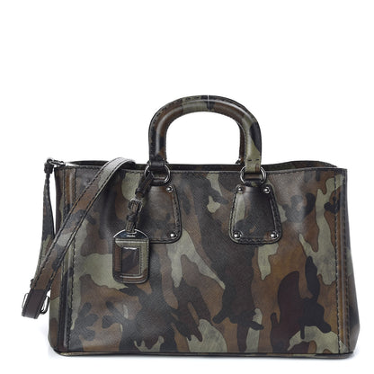 Prada Saffiano Camouflage Military Tote Mimetico 1 of 18