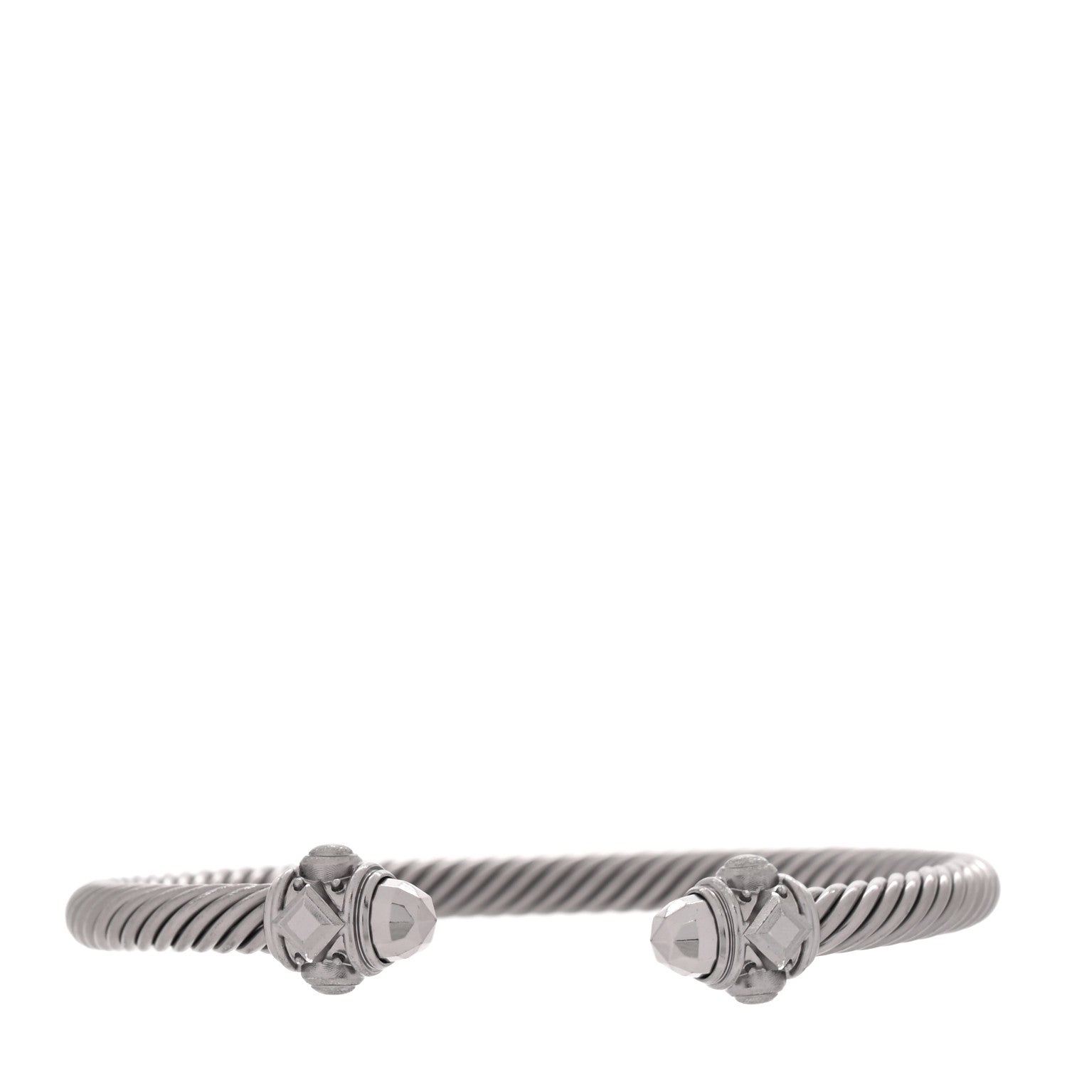 David Yurman Aluminum 5mm Renaissance Bracelet Darkened Silver 1 of 5