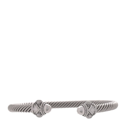 David Yurman Aluminum 5mm Renaissance Bracelet Darkened Silver 1 of 5