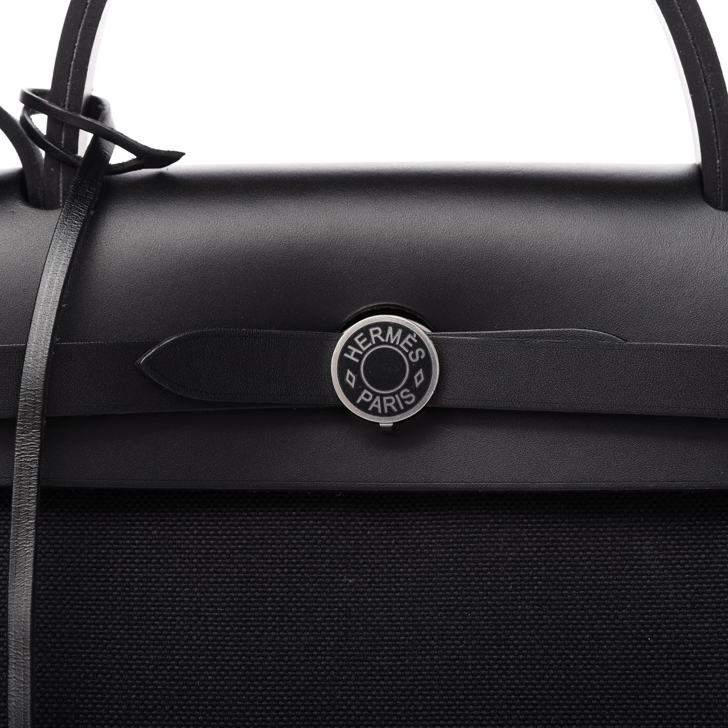 Hermes Toile Vache Hunter Herbag Zip PM 31 Black 9 of 10
