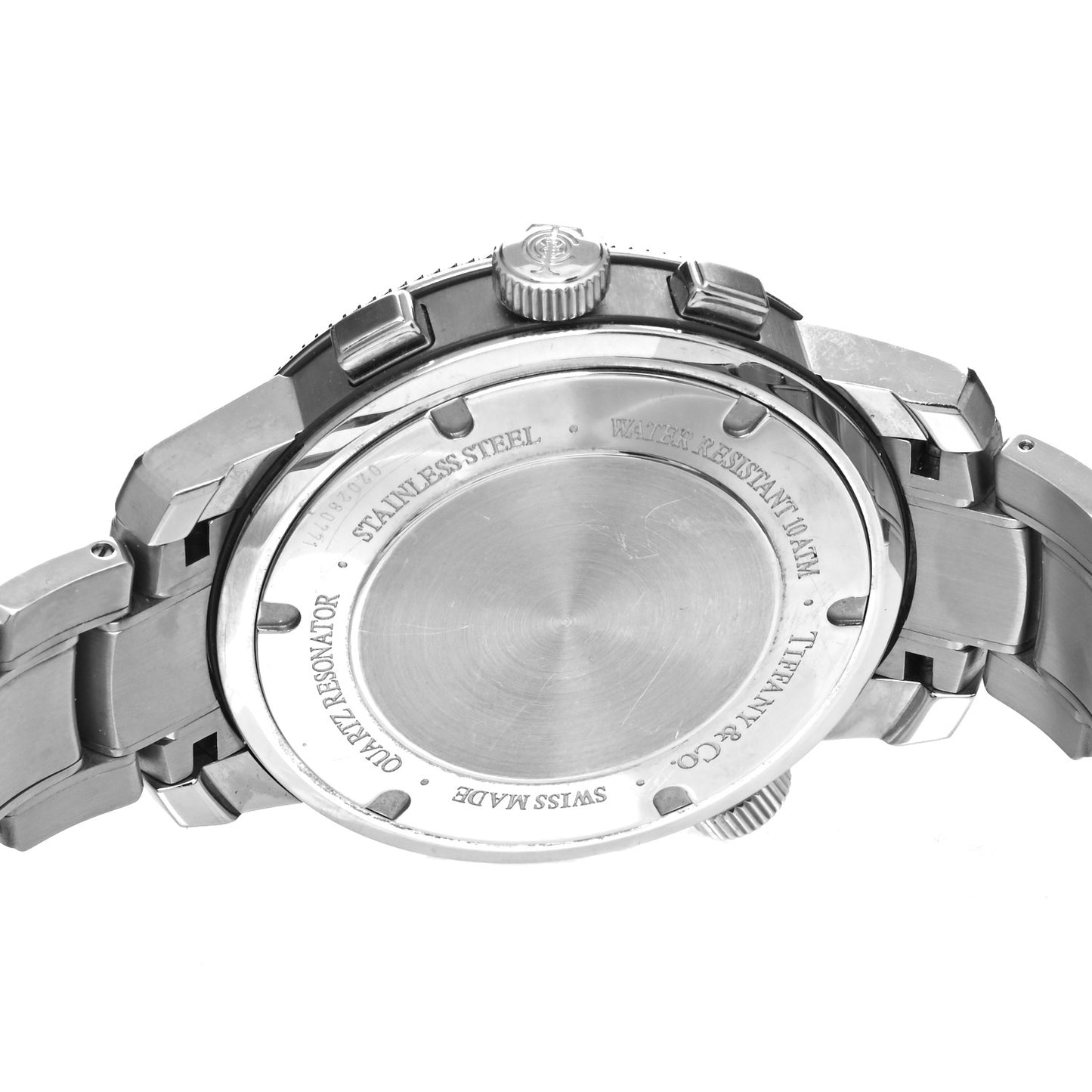 Stainless Steel 42mm Mark T-57 Chronograph Quartz Watch Grey