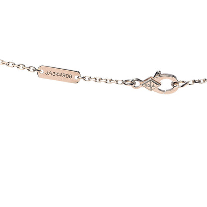 Van Cleef & Arpels 18K Yellow Gold Diamond Yellow Mother of Pearl Vintage Alhambra Pendant Necklace 6 of 8