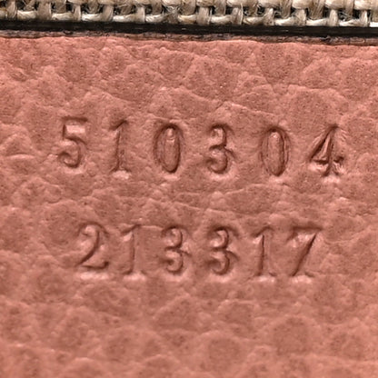 Gucci Dollar Calfskin Small Interlocking G Shoulder Bag Soft Pink 7 of 10