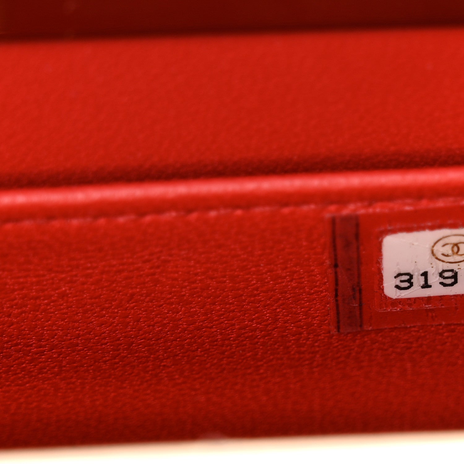 Chanel Lambskin Quilted Small Box With Chain Red 8 of 12