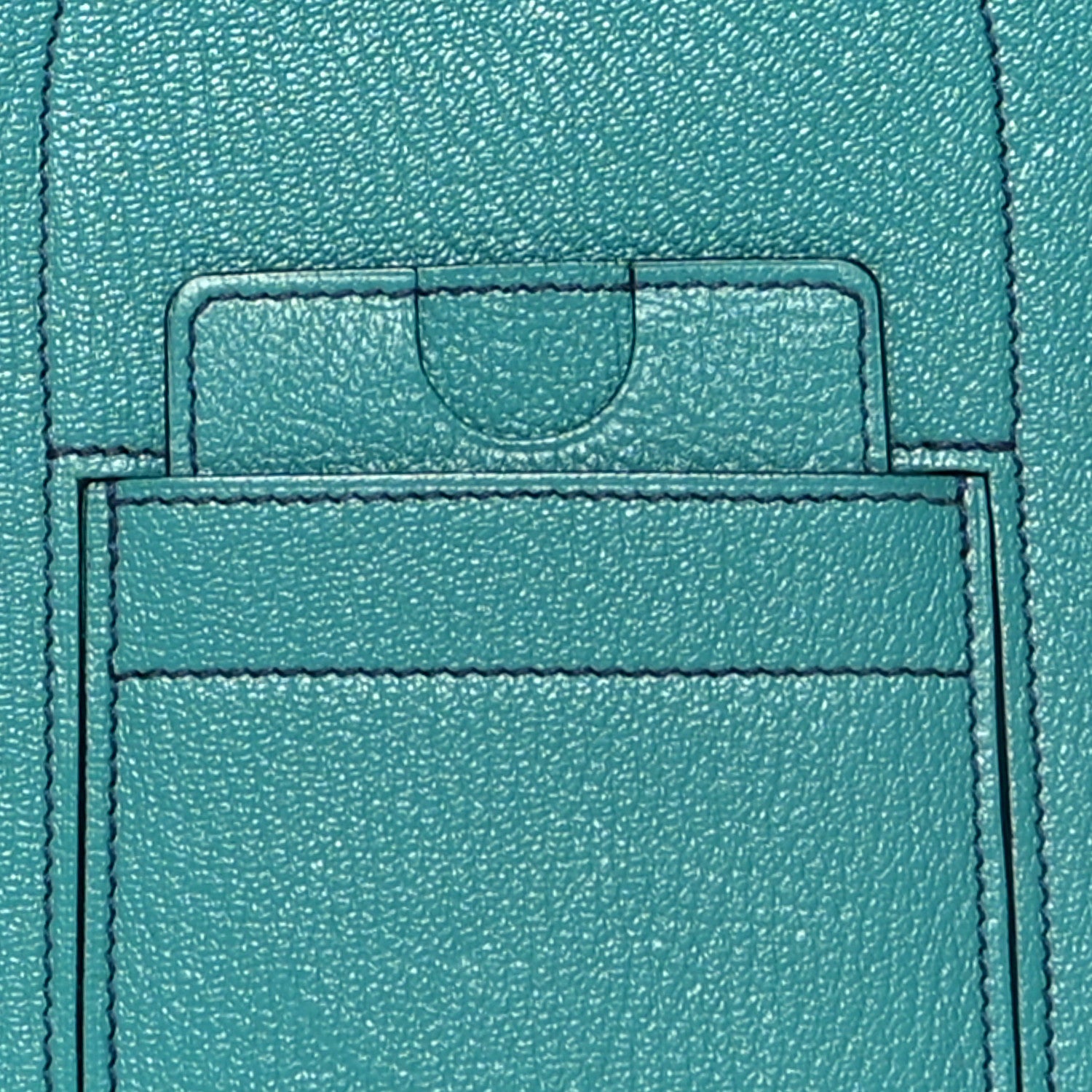 Hermes Chevre Mysore In-The-Loop Phone To Go GM Case Bleu Paon 4 of 6