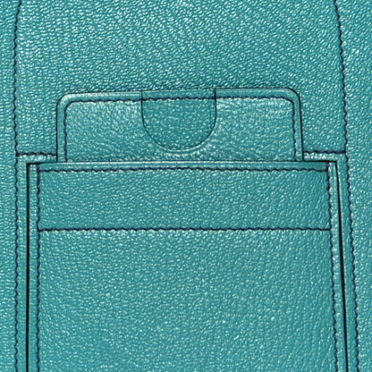 Hermes Chevre Mysore In-The-Loop Phone To Go GM Case Bleu Paon 4 of 6