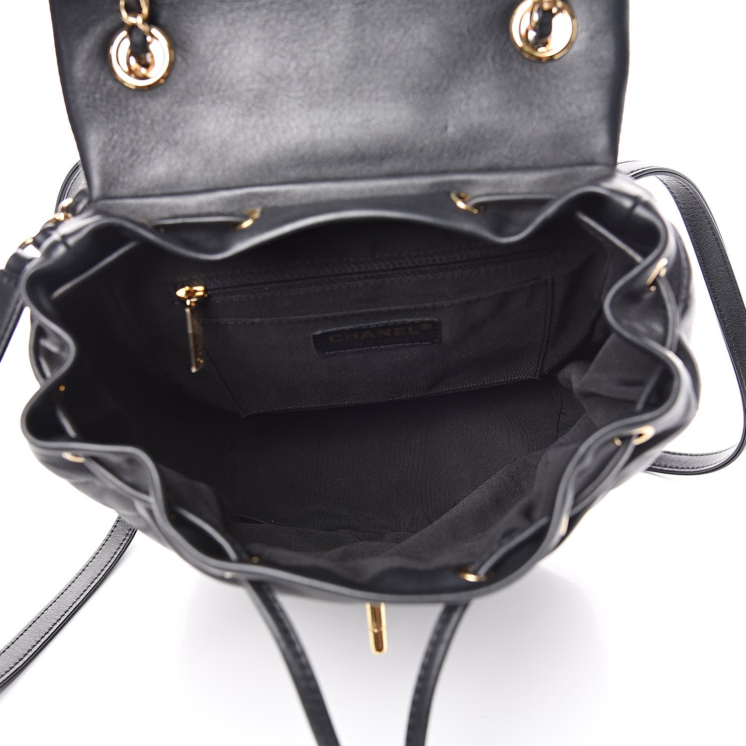 Chanel Lambskin Quilted Small Urban Spirit Backpack Black 5 of 14