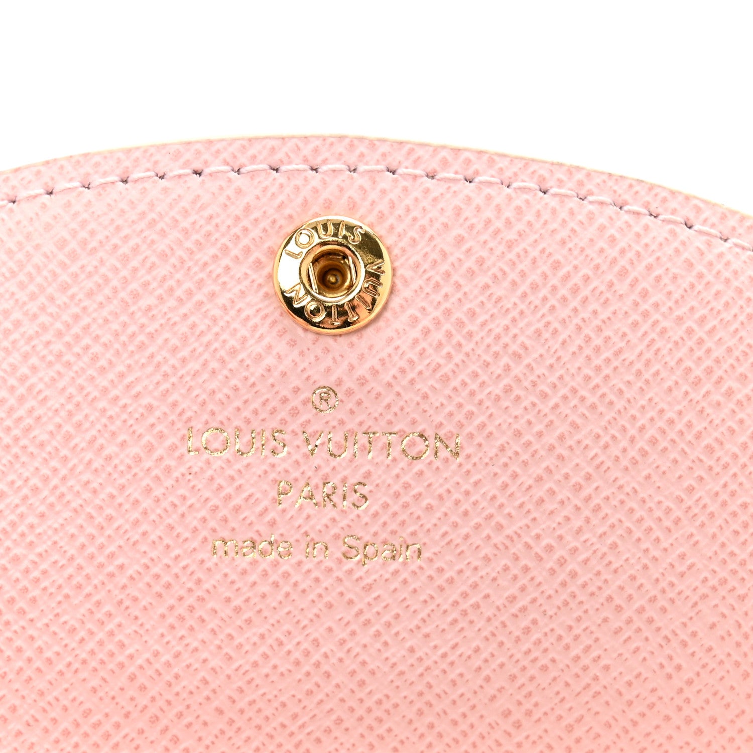 Louis Vuitton Damier Azur Rosalie Coin Purse Rose Ballerine 6 of 8