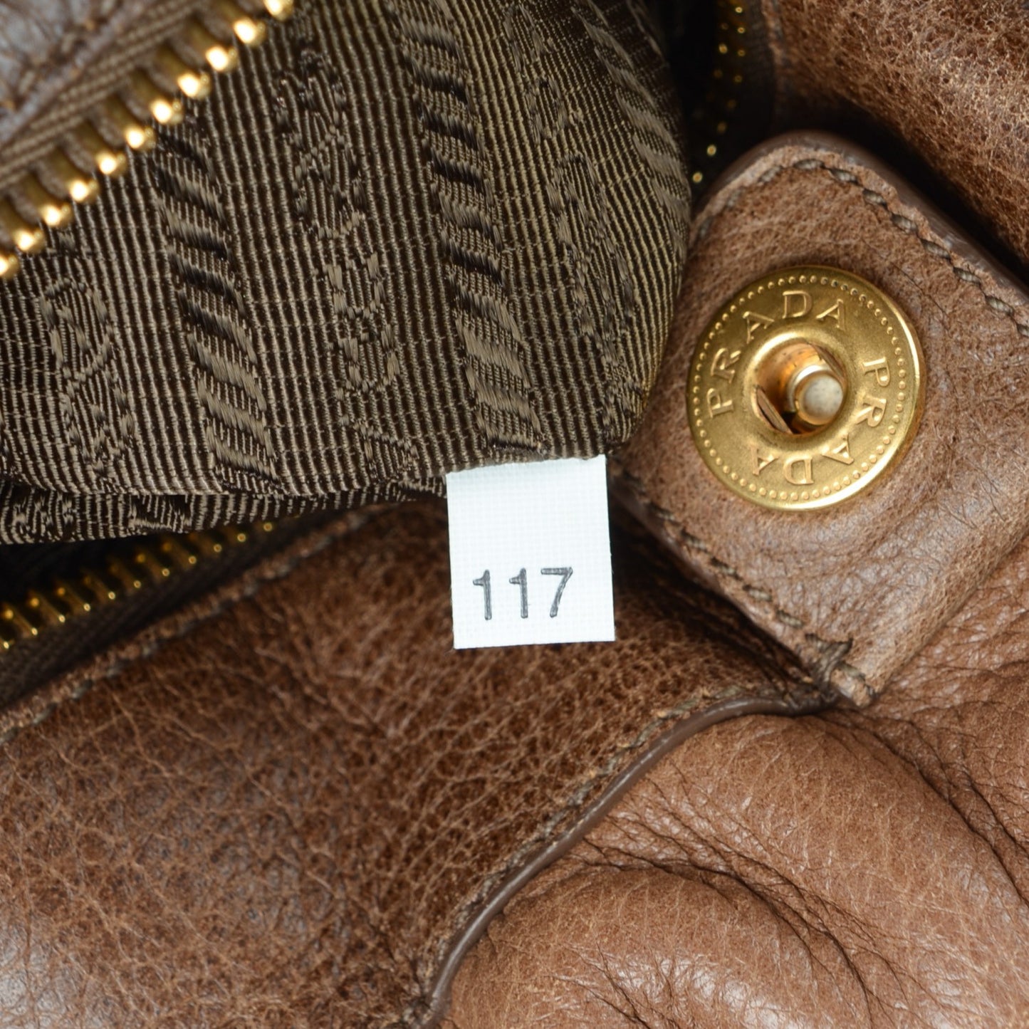 Cervo Antik Shoulder Bag Cammello Sfumato