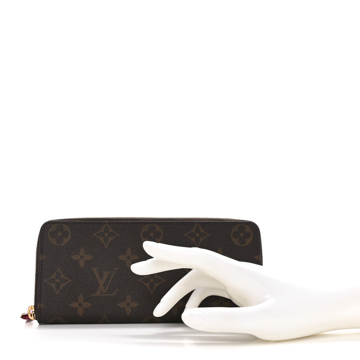 Louis Vuitton Monogram Clemence Wallet Fuchsia 2 of 6