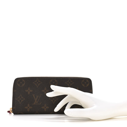 Louis Vuitton Monogram Clemence Wallet Fuchsia 2 of 6