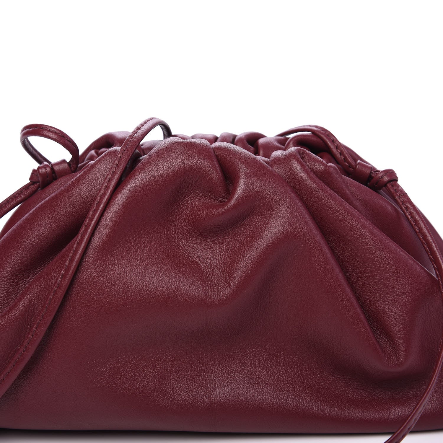 Bottega Veneta Butter Calfskin The Mini Pouch Bordeaux 8 of 8