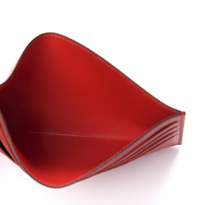 Louis Vuitton Calfskin Felicie Card Holder Insert Cherry 5 of 6