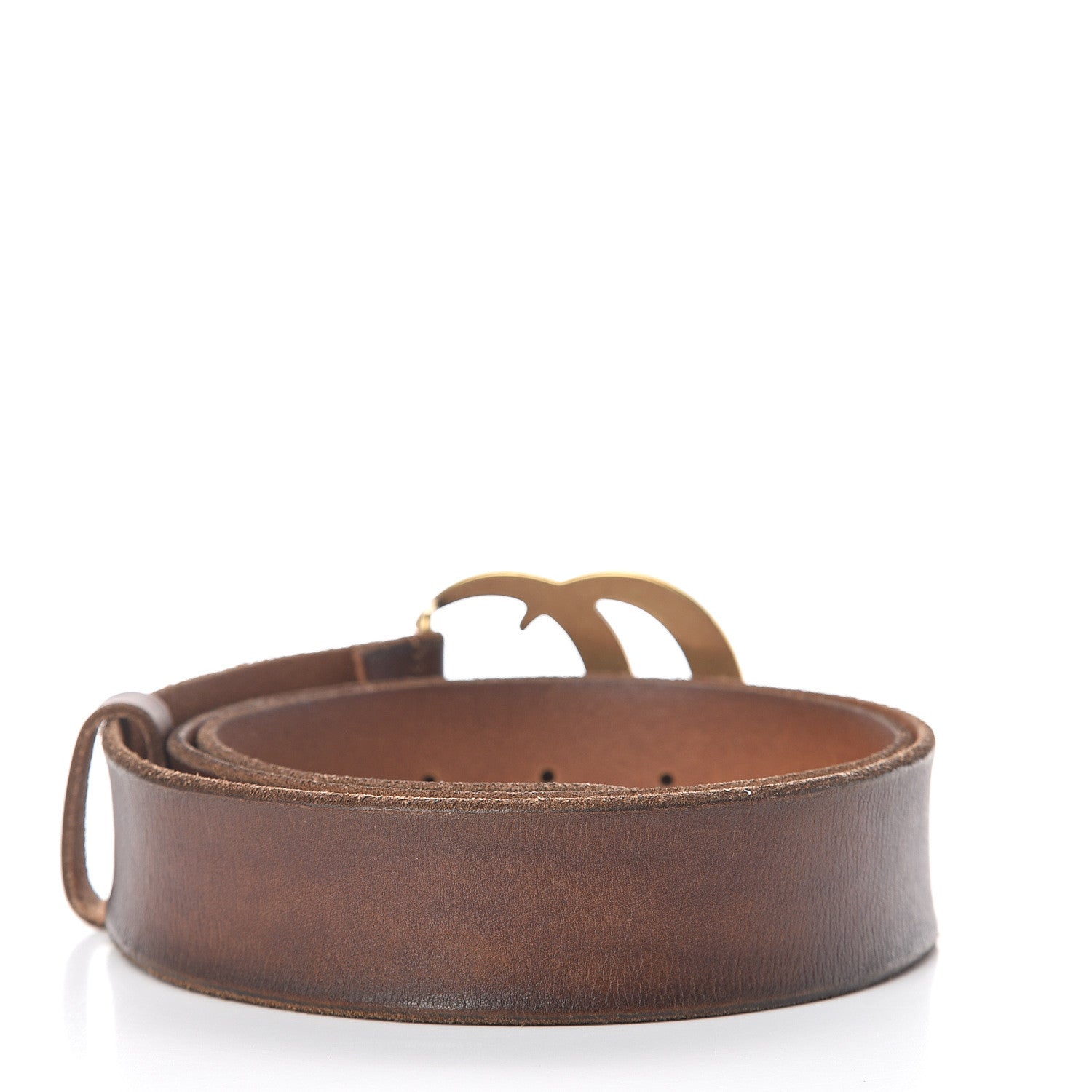 Gucci Faded Calfskin Double G 40mm Belt 95 38 Cuir 2 of 5