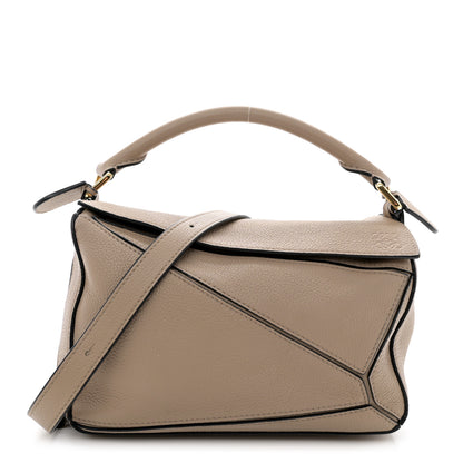 Loewe Grained Calfskin Puzzle Bag Mink 1 of 19