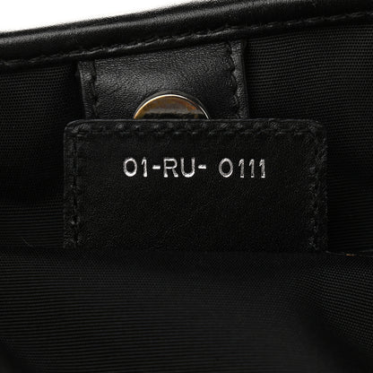 Christian Dior Coated Canvas Cannage Medium Panarea Tote Black 7 of 9