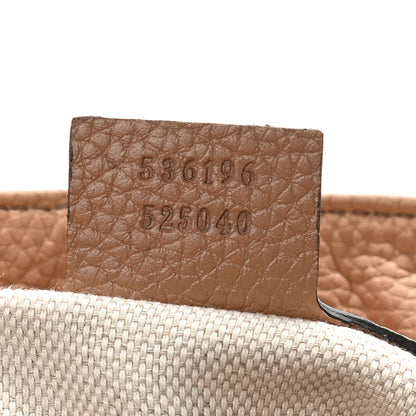 Gucci Pebbled Calfskin Medium Soho Chain Shoulder Bag Camelia 6 of 10