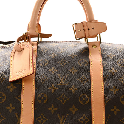 Louis Vuitton Monogram Keepall Bandouliere 55 8 of 14