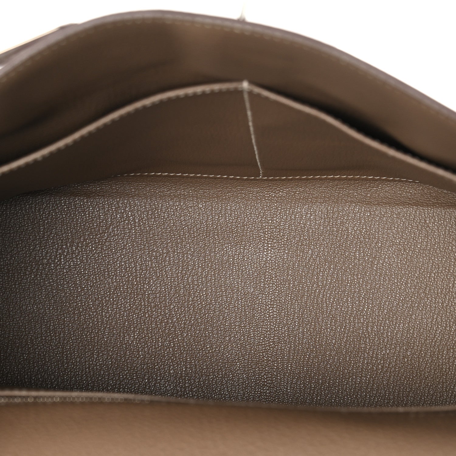 Hermes Togo Kelly Retourne 32 Etoupe 5 of 11