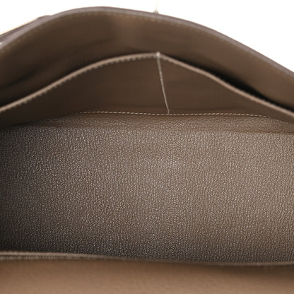 Hermes Togo Kelly Retourne 32 Etoupe 5 of 11