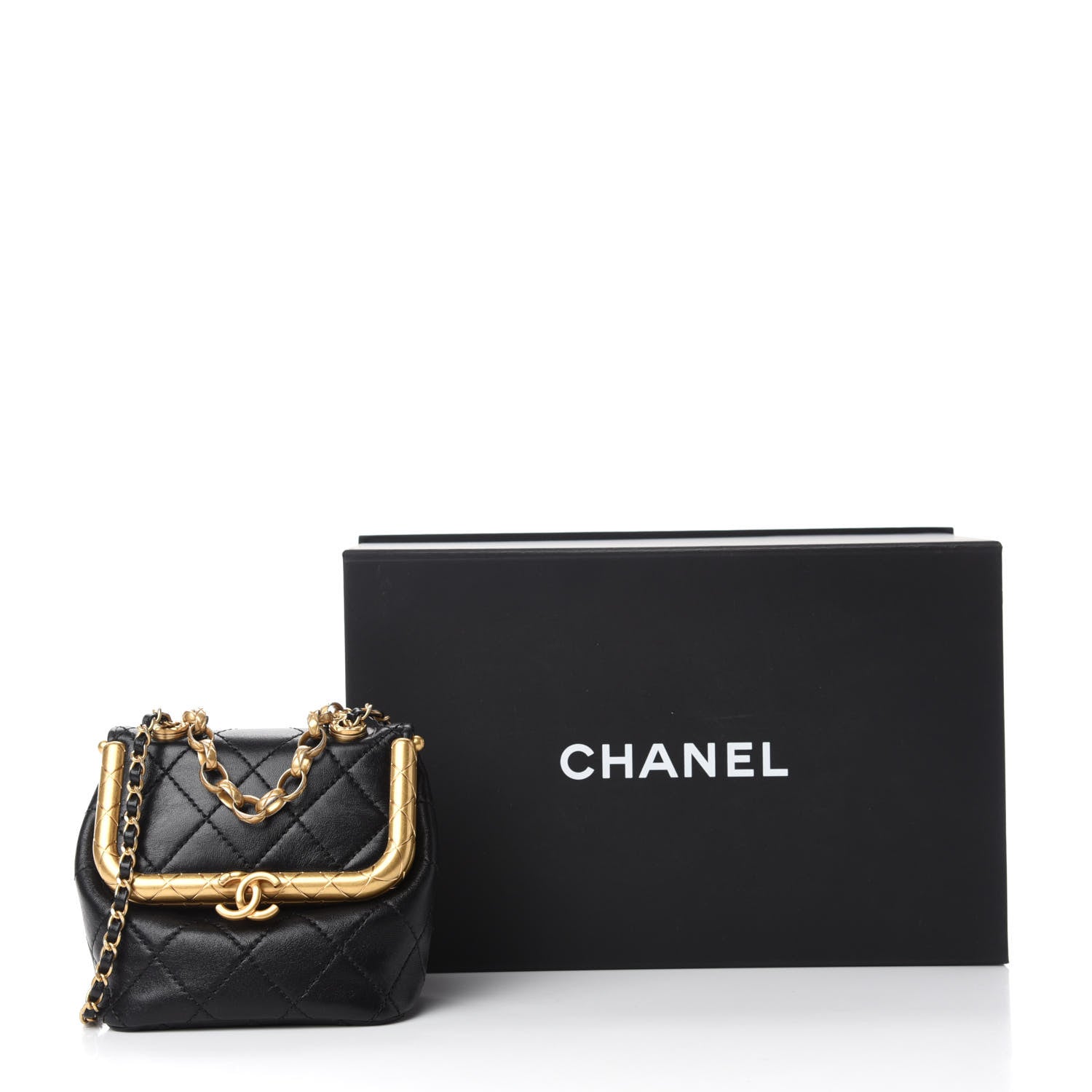 Chanel Lambskin Quilted Small My Crush Bag Black 11 of 11