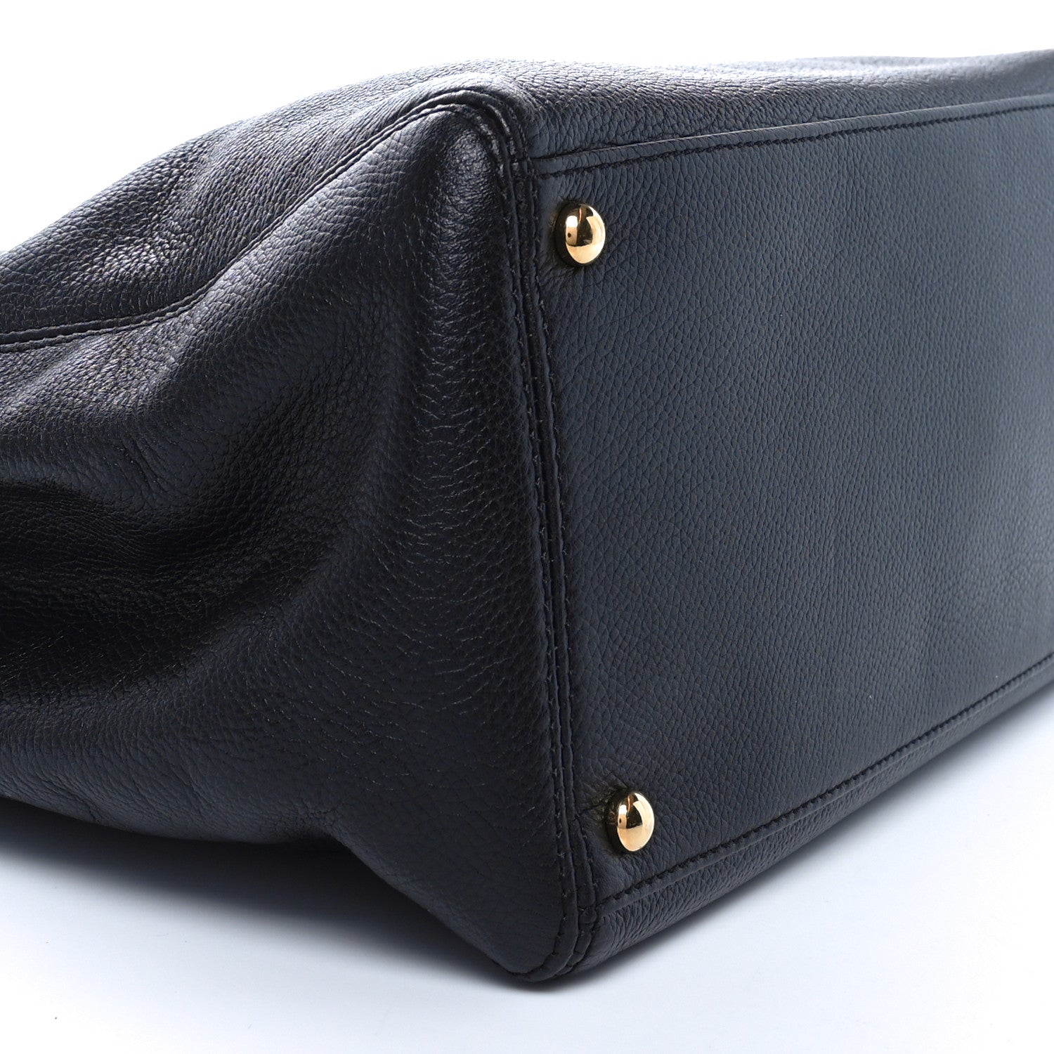 Chanel Calfskin Cerf Executive Shopper Tote Black 9 of 10